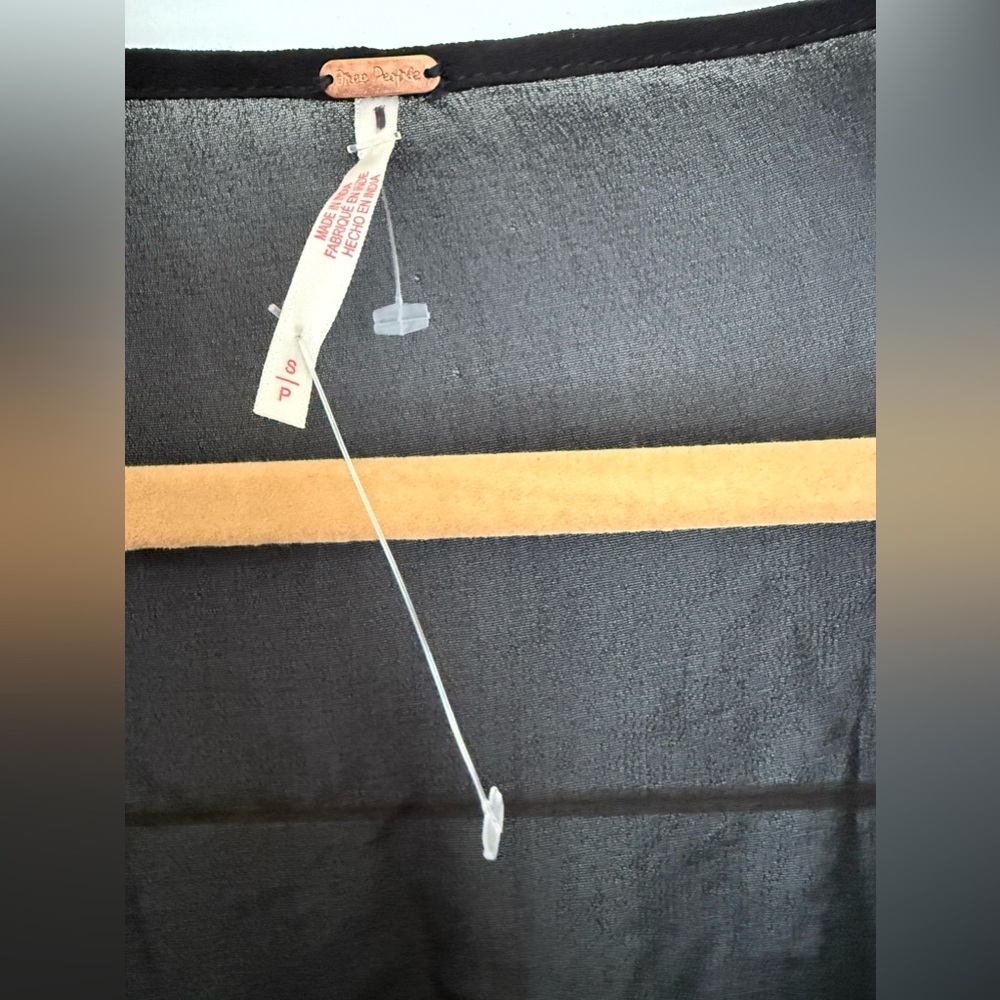 NWOT FREE PEOPLE Madeline Tunic Floral Embroidered Black Combo Size Small $168 - Picture 11 of 12